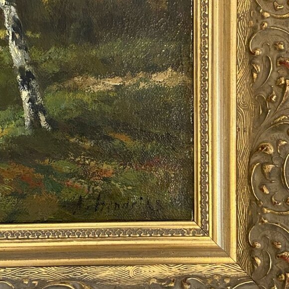 Original Dutch Oil Painting A. Hendriks Signed - Picture 11 of 16